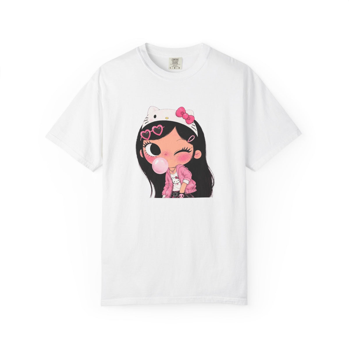 Kawaii Bubblegum Girl Graphic T-Shirt