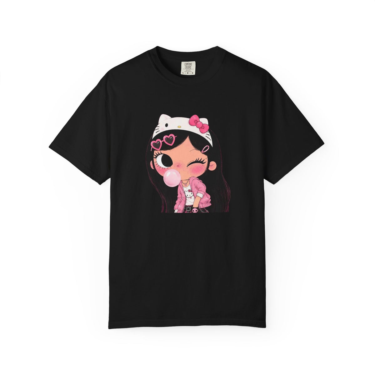 Kawaii Bubblegum Girl Graphic T-Shirt