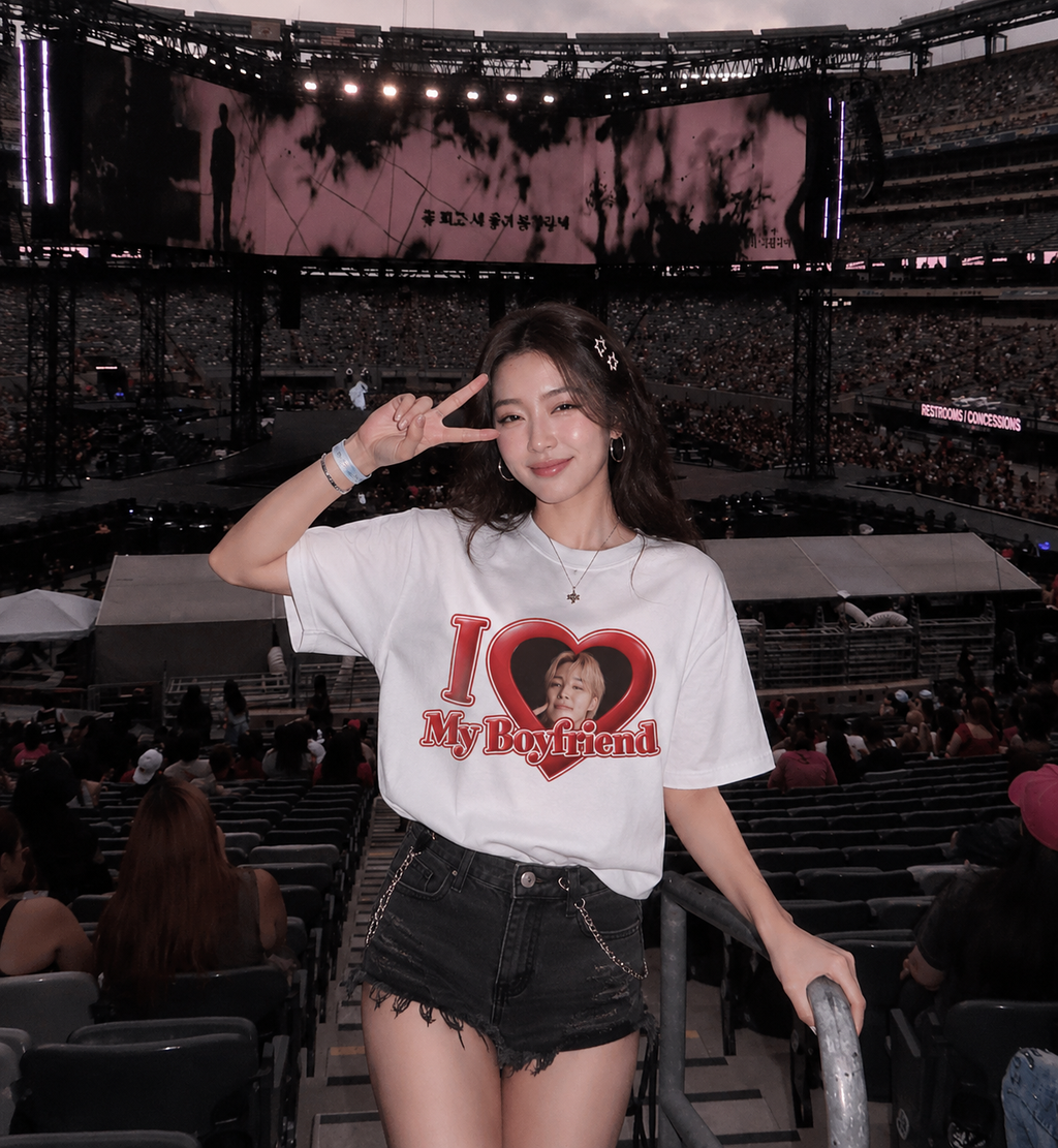 I Love My Boyfriend Jimin T‑Shirt