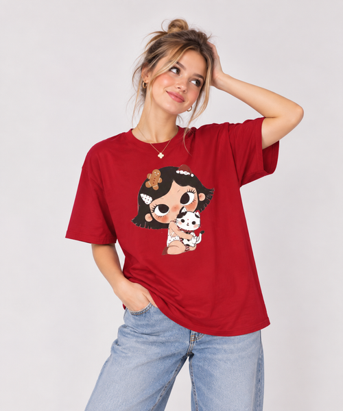 Cute Christmas Girl T-Shirt