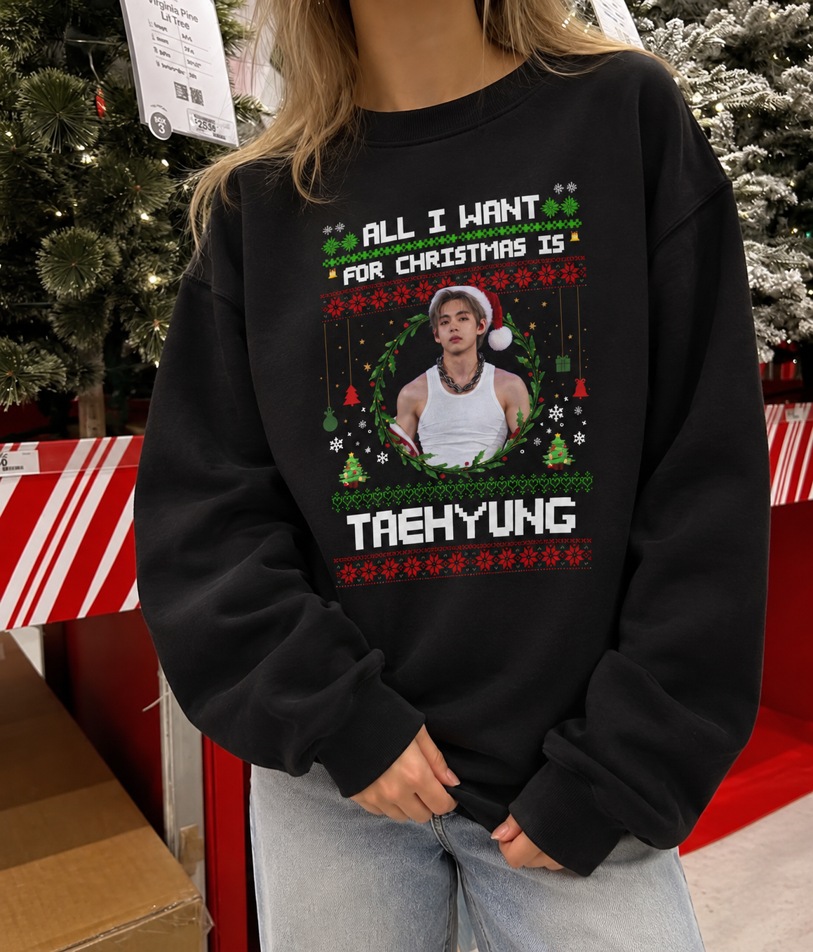 All I Want for Christmas Is TH Holiday Sweatshirt